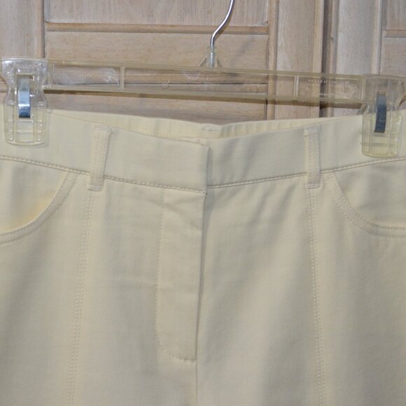 Isaac Mizrahi 24/7 Stretch Boot Cut Pants, 5 Pocket Jean Style, Cream - NWOT - Picture 3 of 7